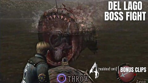 Del Lago Boss Fight | Resident Evil 4 Bonus Clips