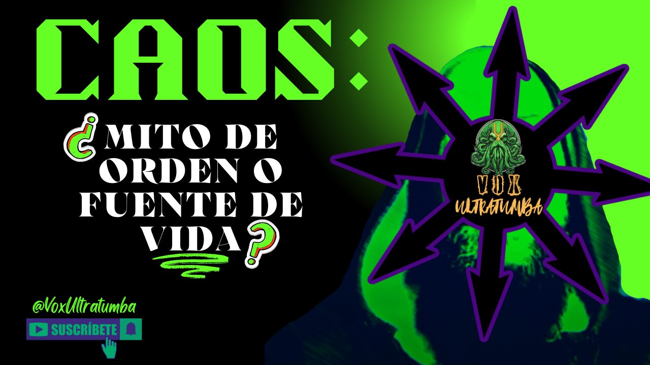 CAOS: ¿Mito de Orden o Fuente de VIDA?