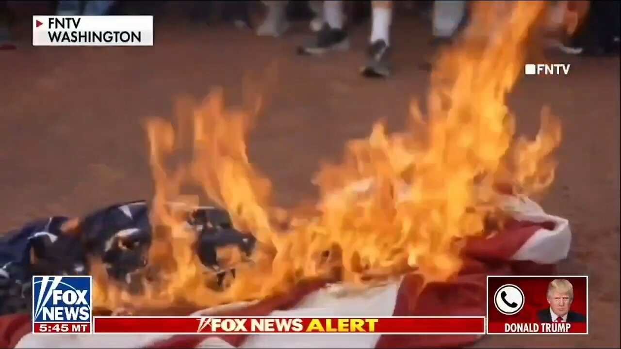 Trump: Jail For One Year If You Desecrate The American Flag!