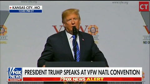 Trump's Attack on Anthem Kneelers Has Entire Room of Vets on Their Feet