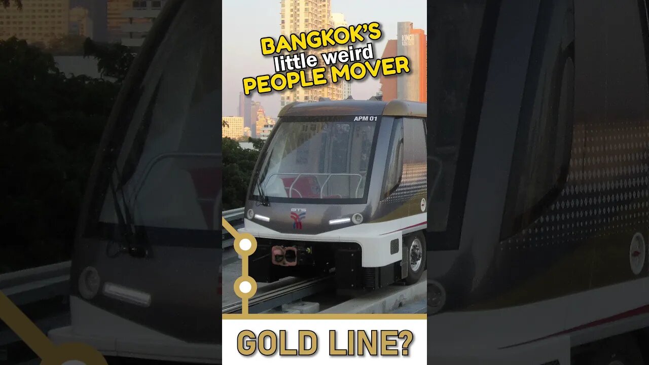 The shortest public transport line in Bangkok