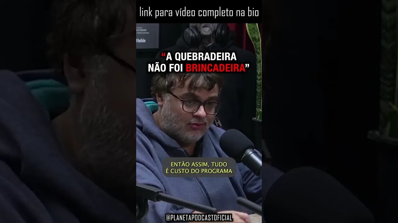 QUEBRA-QUEBRA NO THE NOITE com Diguinho Coruja e Jansen Serra | Planeta Podcast #shorts