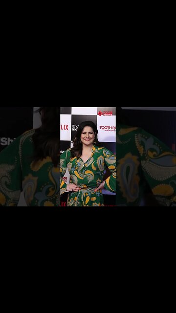 Zareen Khan attends Netflix Series Tooth Pari Launch Party #shorts