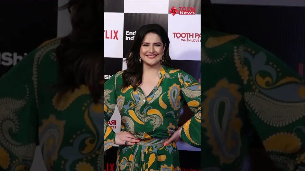 Zareen Khan attends Netflix Series Tooth Pari Launch Party #shorts