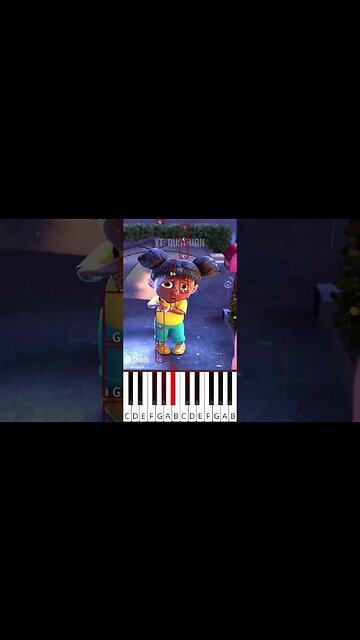 Poor Amanda in the rain... AMANDA THE ADVENTURER (@AustrianOfficial) - Octave Piano Tutorial