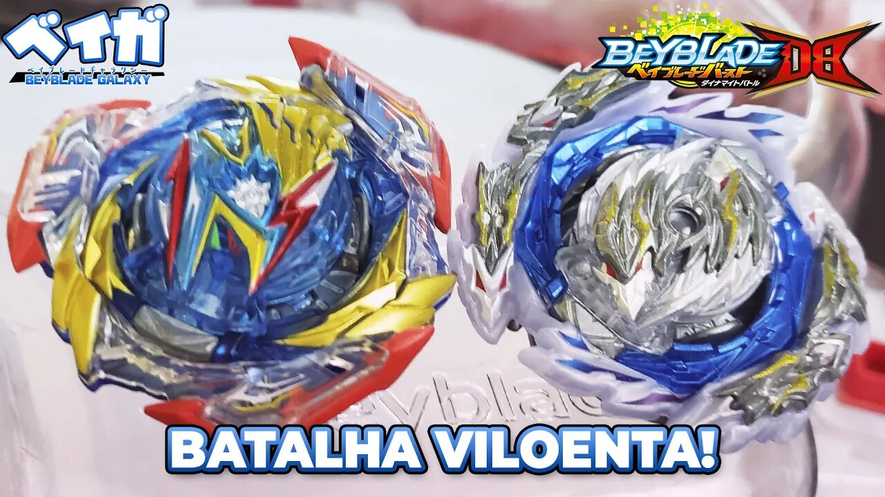 ULTIMATE VALKYRIE .Lg.V'-9 vs GUILTY LONGINUS .Kr.MDs-2 - Beyblade Burst ベイブレードバースト