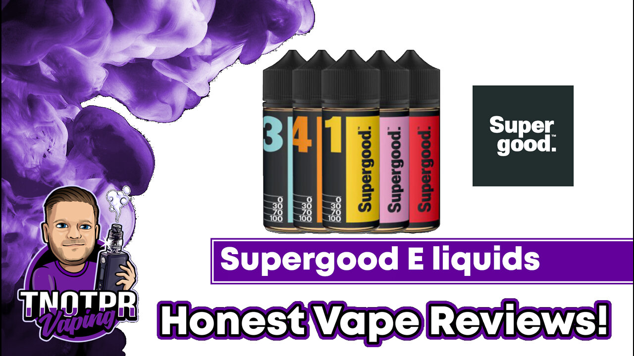 Honest Review! Supergood E liquids Butter Range!