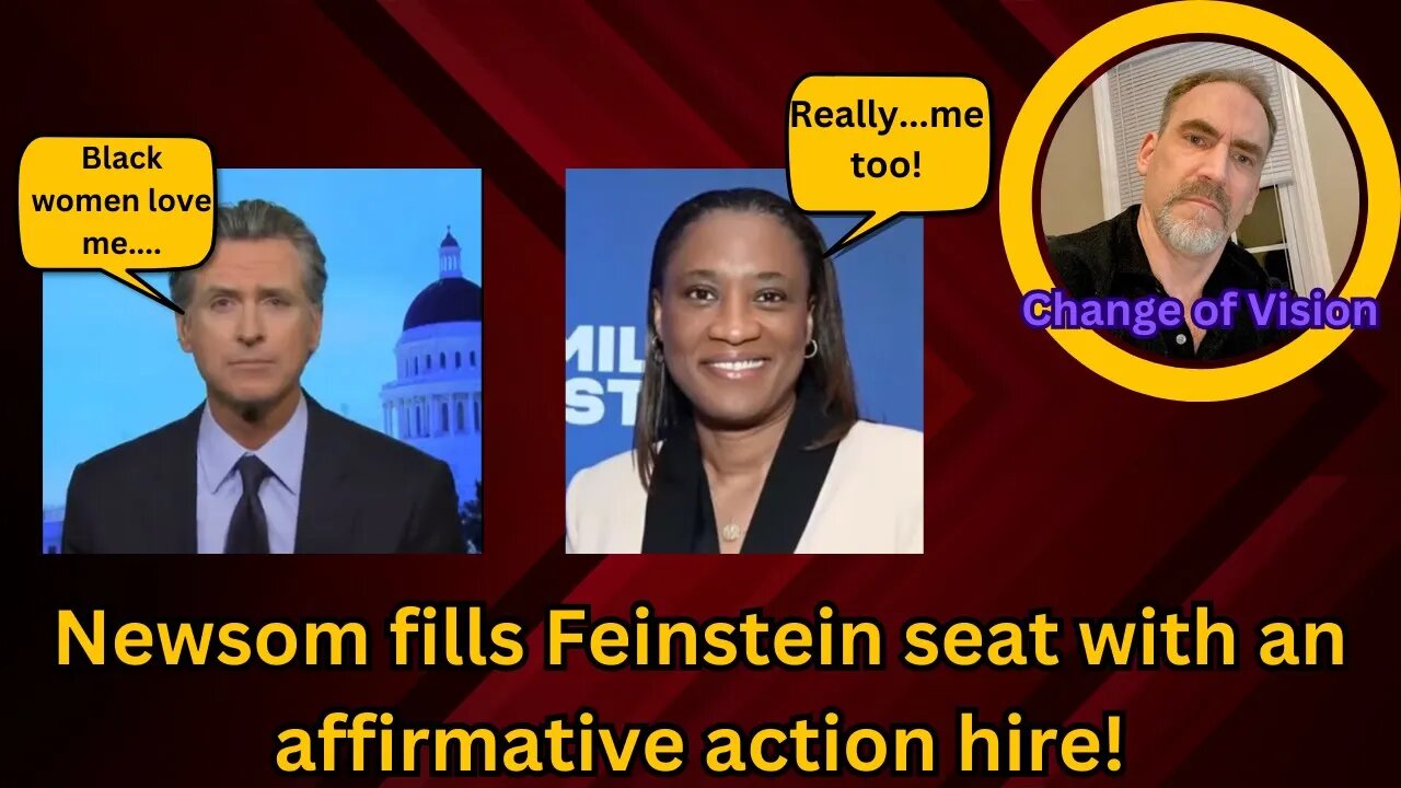 Gavin Newsom makes an affirmative action hire?!