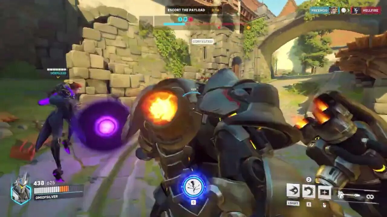 Overwatch 2 Reinhardt practicing Jan 21