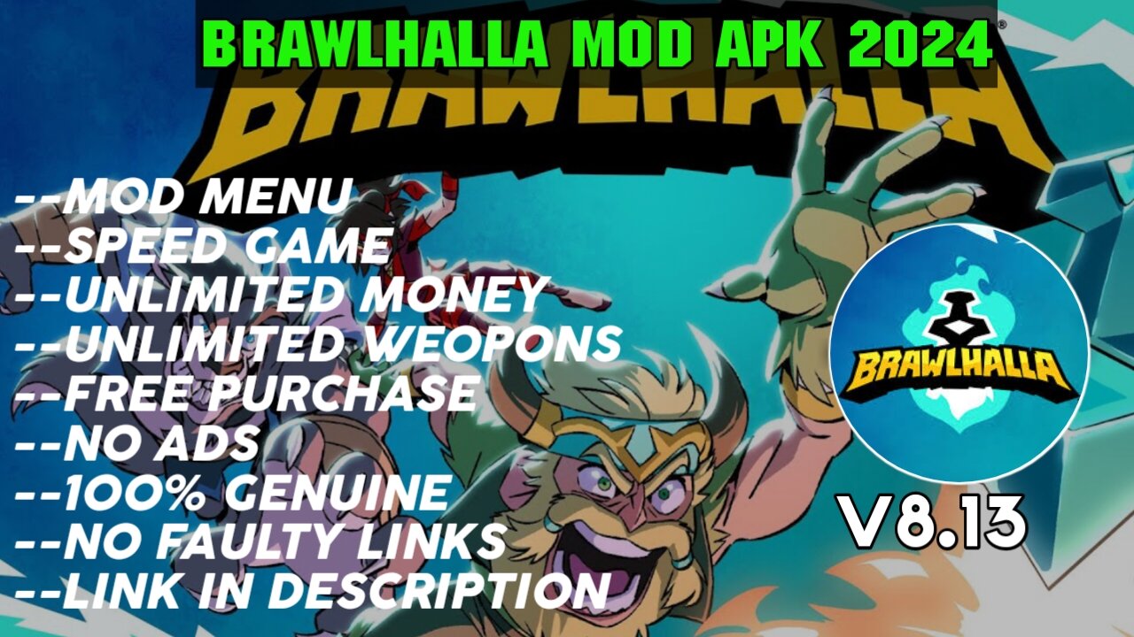 BRAWLHALLA MOD APK DOWNLOAD| LATEST MOD APK 2024