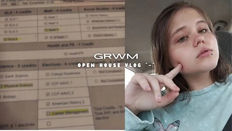 grwm + open house vlog