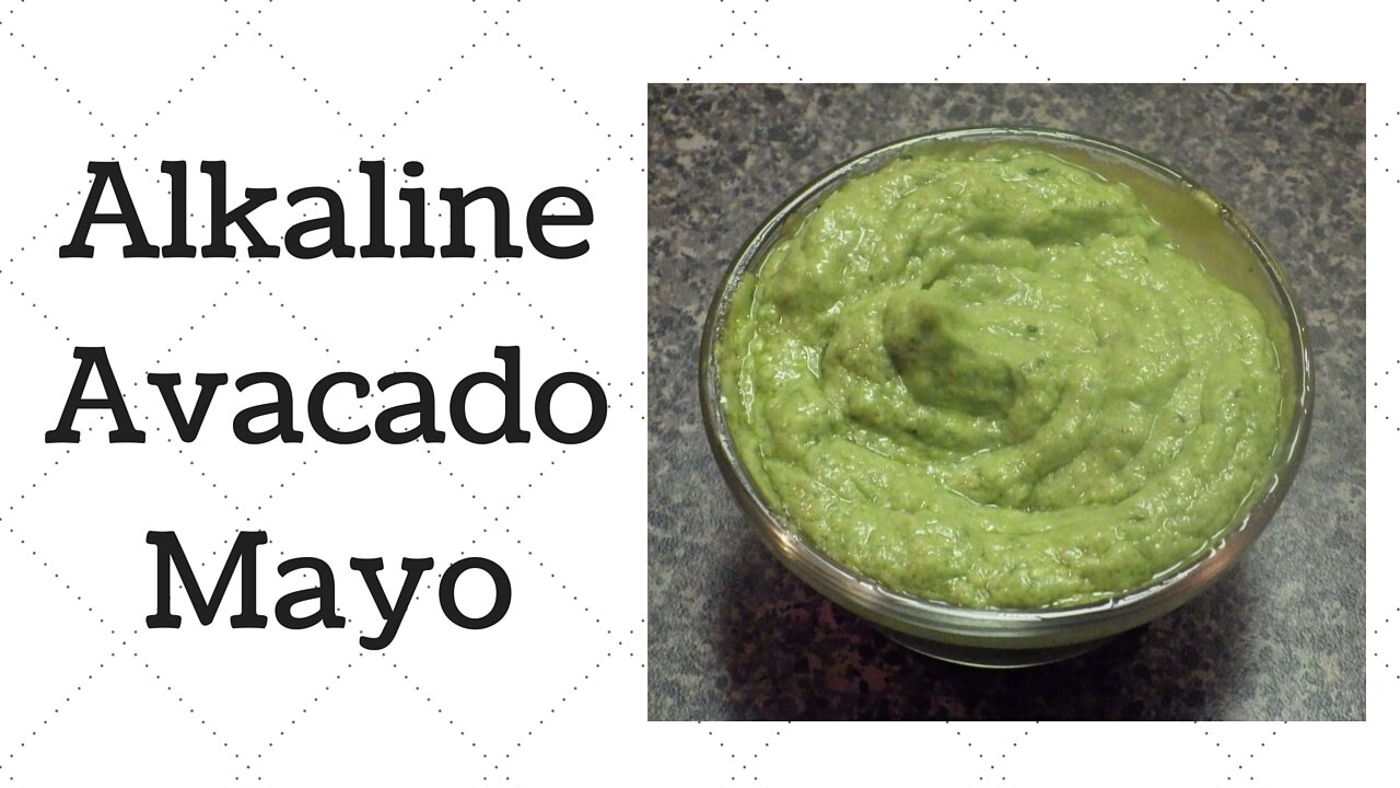 Avocado Mayo Dr.Sebi Alkaline Electric Recipe