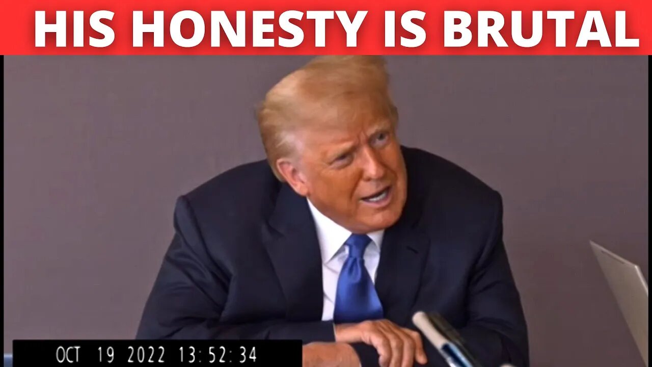 TRUMP Deposition Video!! Brutal Honesty