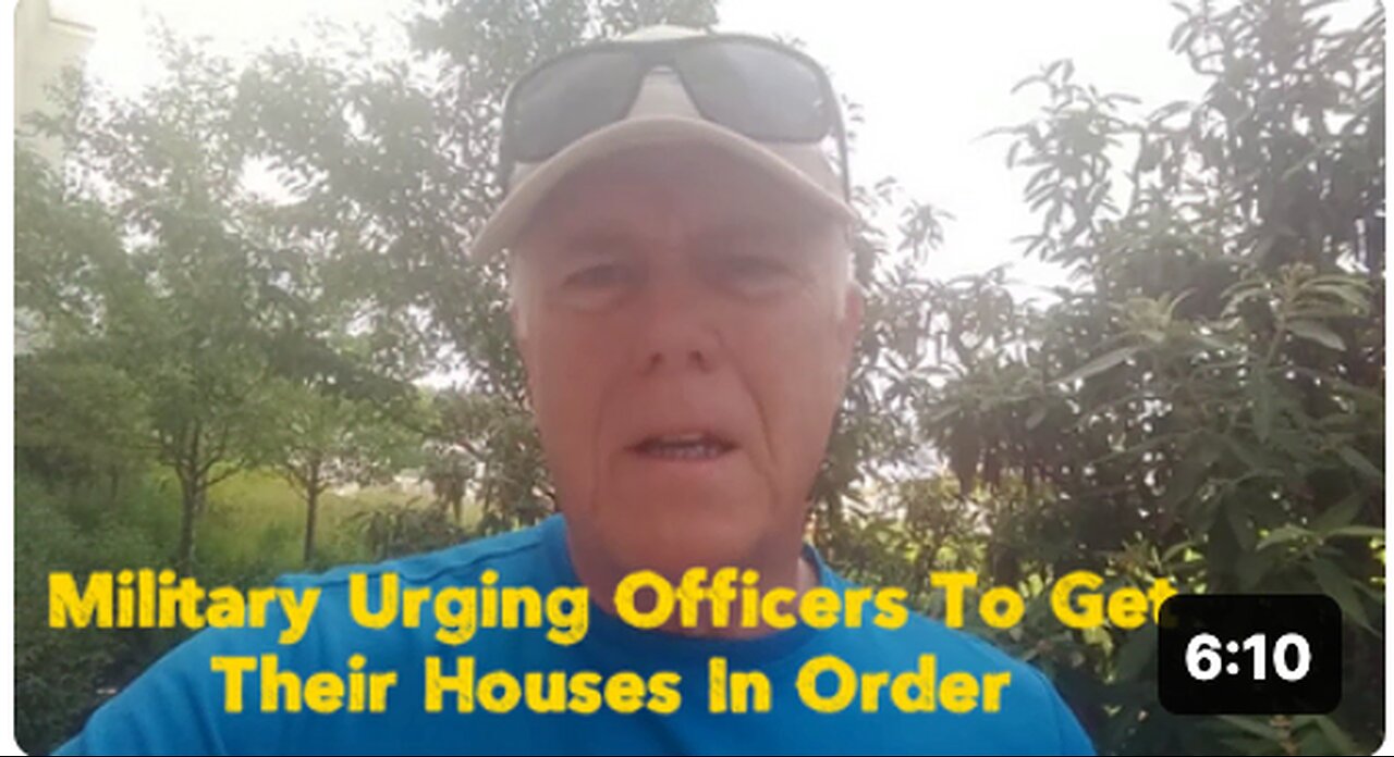 Military Urging Officers To Get Their Houses In Order