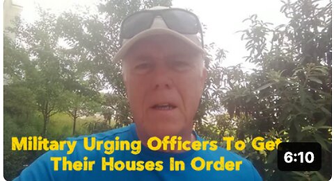 Military Urging Officers To Get Their Houses In Order