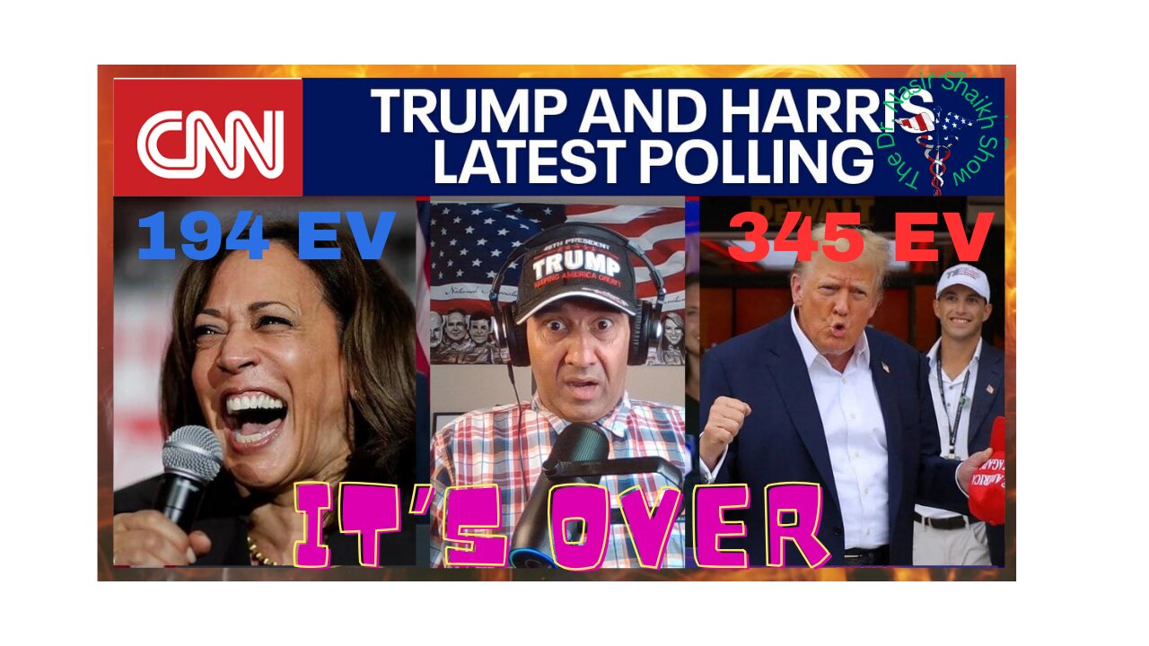 *TRUMP WINNING 345 ELECTORAL VOTES* Harris SELF-DESTRUCTS On CBS Interview BIG TIME