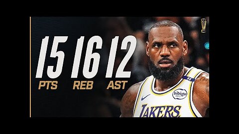 LeBron James DROPS FOURTH Straight Triple-Double! 🏆| November 15, 2024