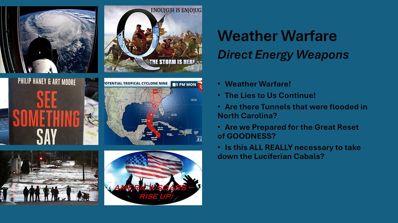 Weather Warfare Direct Energy Weapons