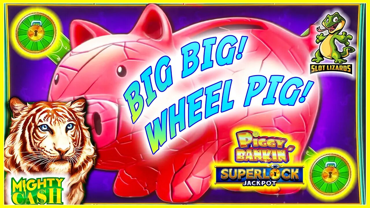 WHEEL PIG BIG WIN VS ROAR WIN! Mighty Cash Tiger Roar VS Superlock Jackpot Piggy Bankin HIGHLIGHT!