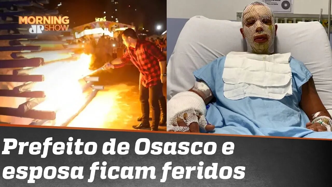 "Minhas filhas pediram para acender a fogueira comigo", diz prefeito de Osasco