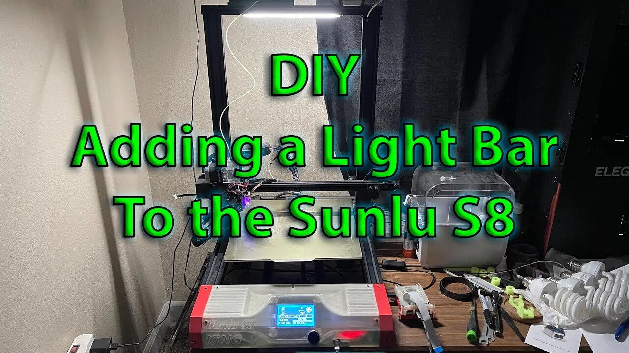 DIY: Adding a Light Bar to the Sunlu S8