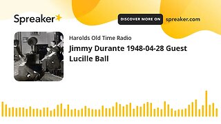 Jimmy Durante 1948-04-28 Guest Lucille Ball