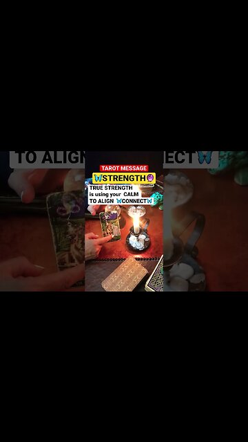 #dailytarotreading #tarotshort#spiritualawakening TAROT MESSAGE🦋💪STRENGTH IS USING YOUR KNOWING