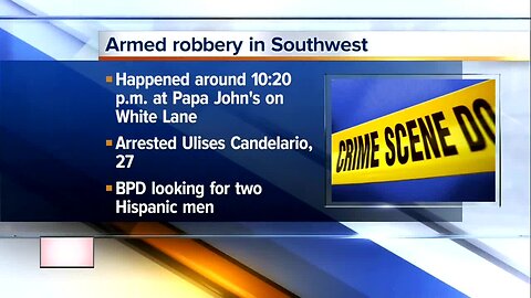 Police arrest suspect in Papa John's armed robbery