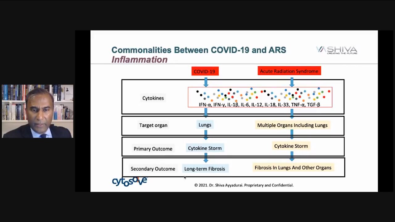 Common Symptoms in COVID-19 & RADIATION INJURY. A CytoSolve Systems Analysis of NIH Research.