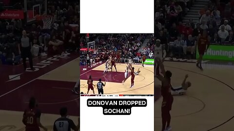 Donovan Mitchell DROPPED Jeremy Sochan