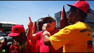 SOUTH AFRICA - Johannesburg - United Front and NUMSA march (X93)