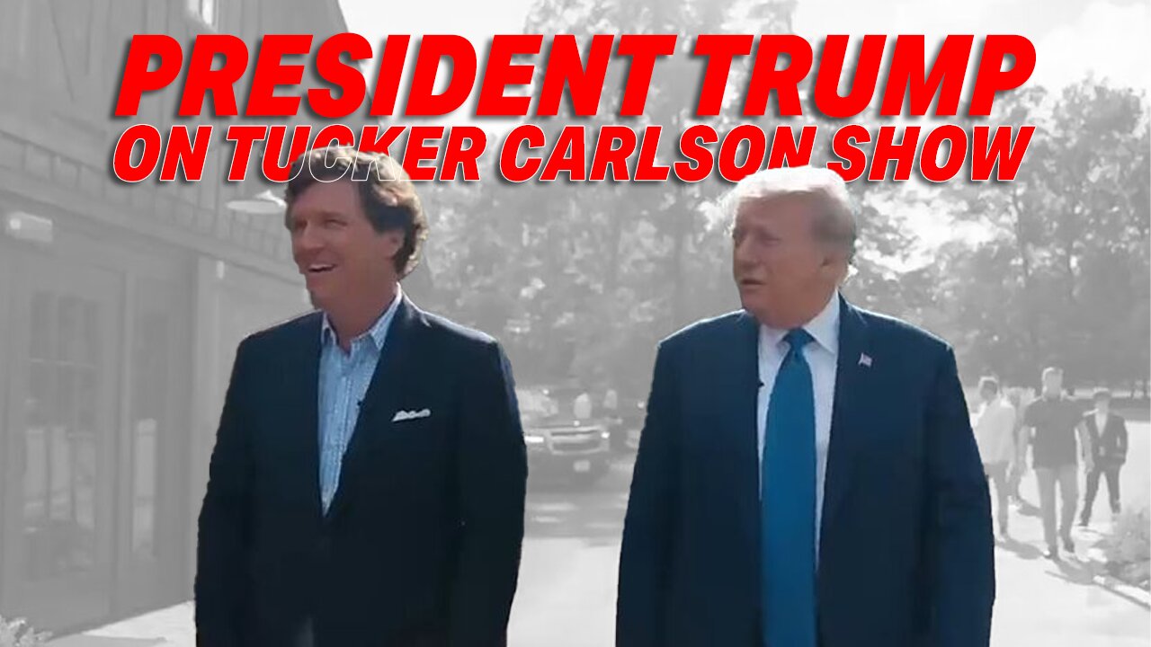 PRESIDENT TRUMP PASSED ON DEBATE NIGHT TO JOIN TUCKER CARLSON FOR ONE-ON-ONE