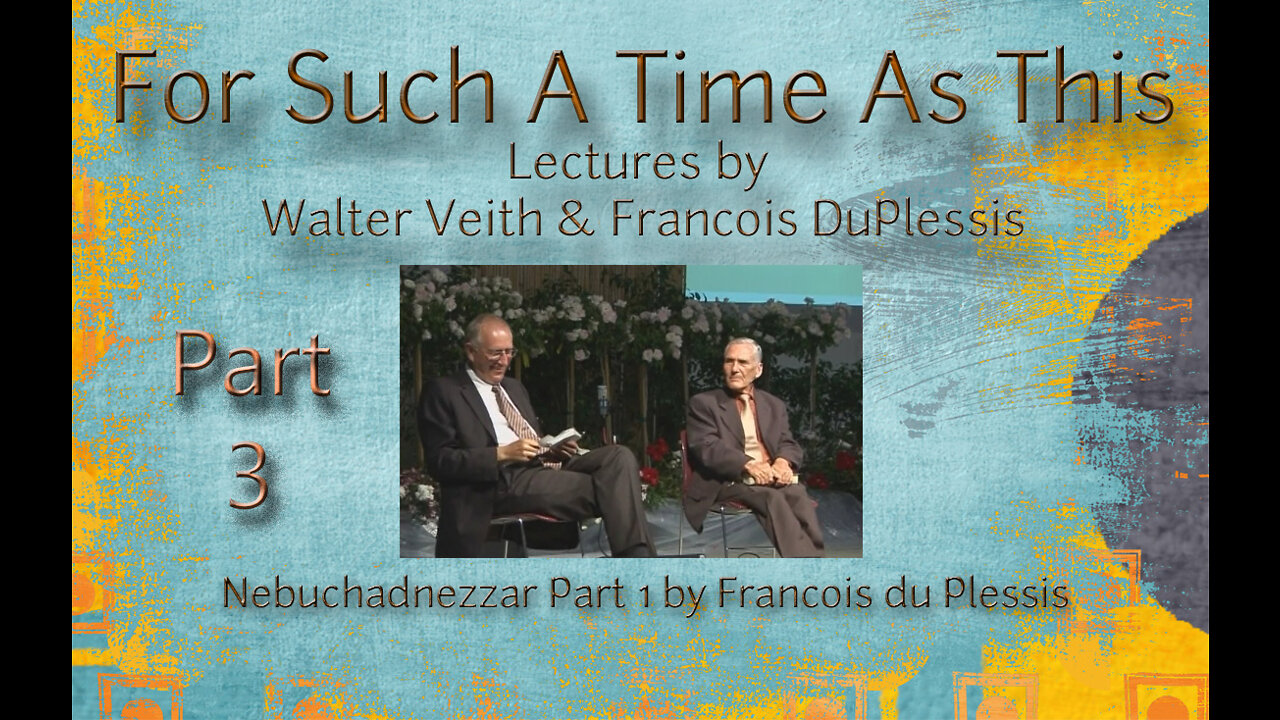 For Such A Time As This - Part 3 by Walter Veith & Francois DuPlessis