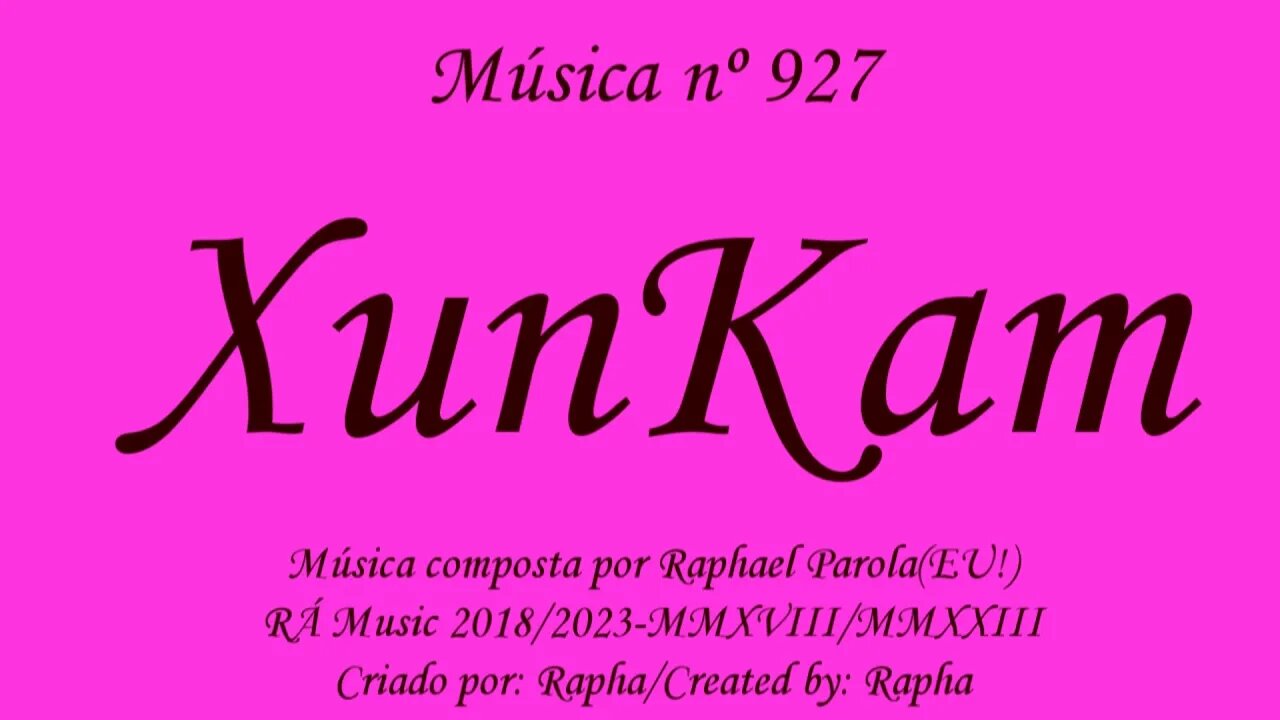 Música nº 927-XunKam