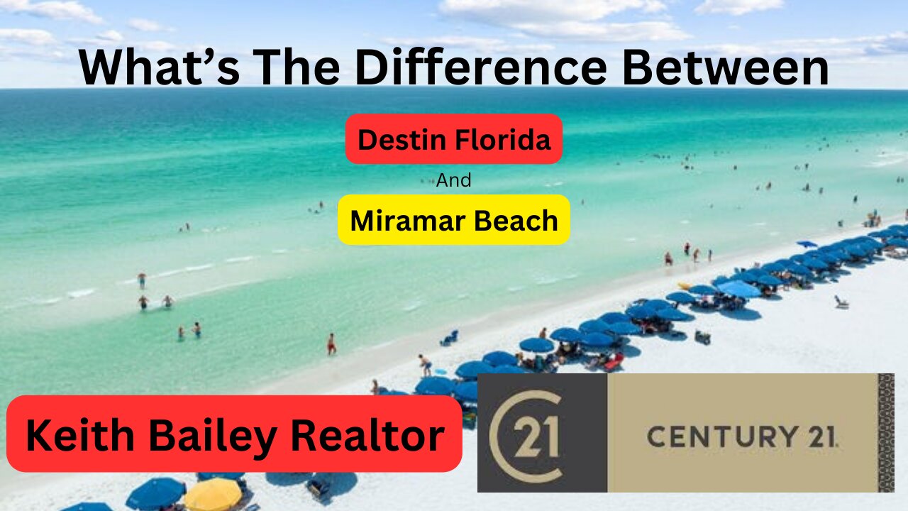 What’s The Difference Between Destin Florida and Miramar Beach