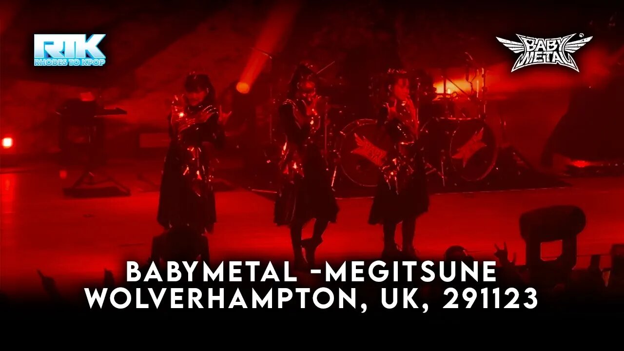 BabyMetal (ベビーメタル) - 'Megitsune' Live, Wolverhampton, 291123 (FanCam)