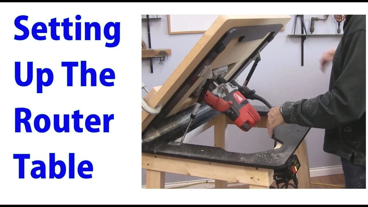 Setting Up and Using a Router Table - a woodworkweb video