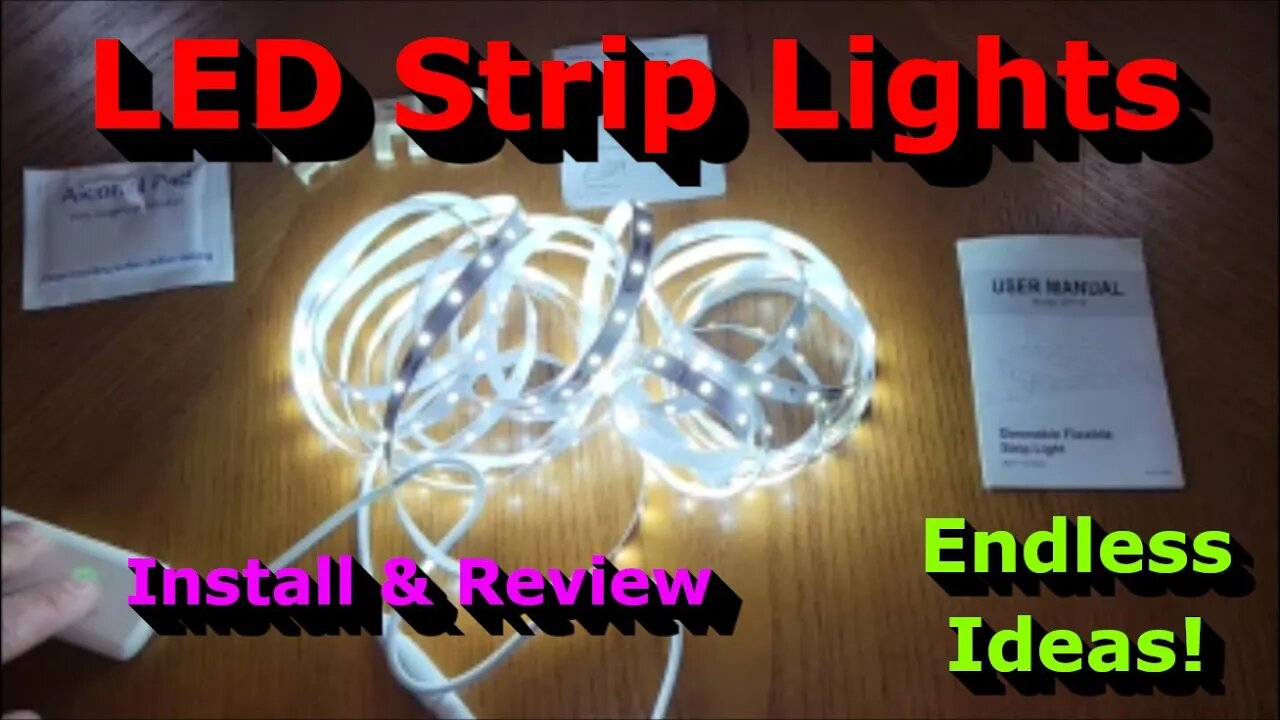 Install & Review - LED Strip Lights - Endless Ways To Use!