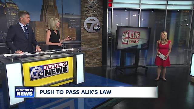 Renewed push to pass Alix's Law