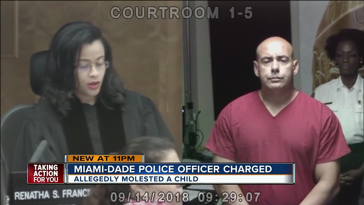 Florida police lieutenant arrested, accused of molesting little girl