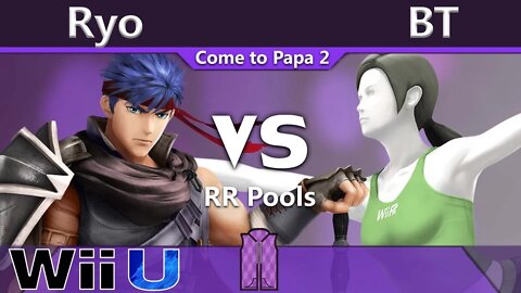 Noble|Ryo (Ike & Roy) vs. BT (Wii Fit) - WII U RR Pools - CTP2