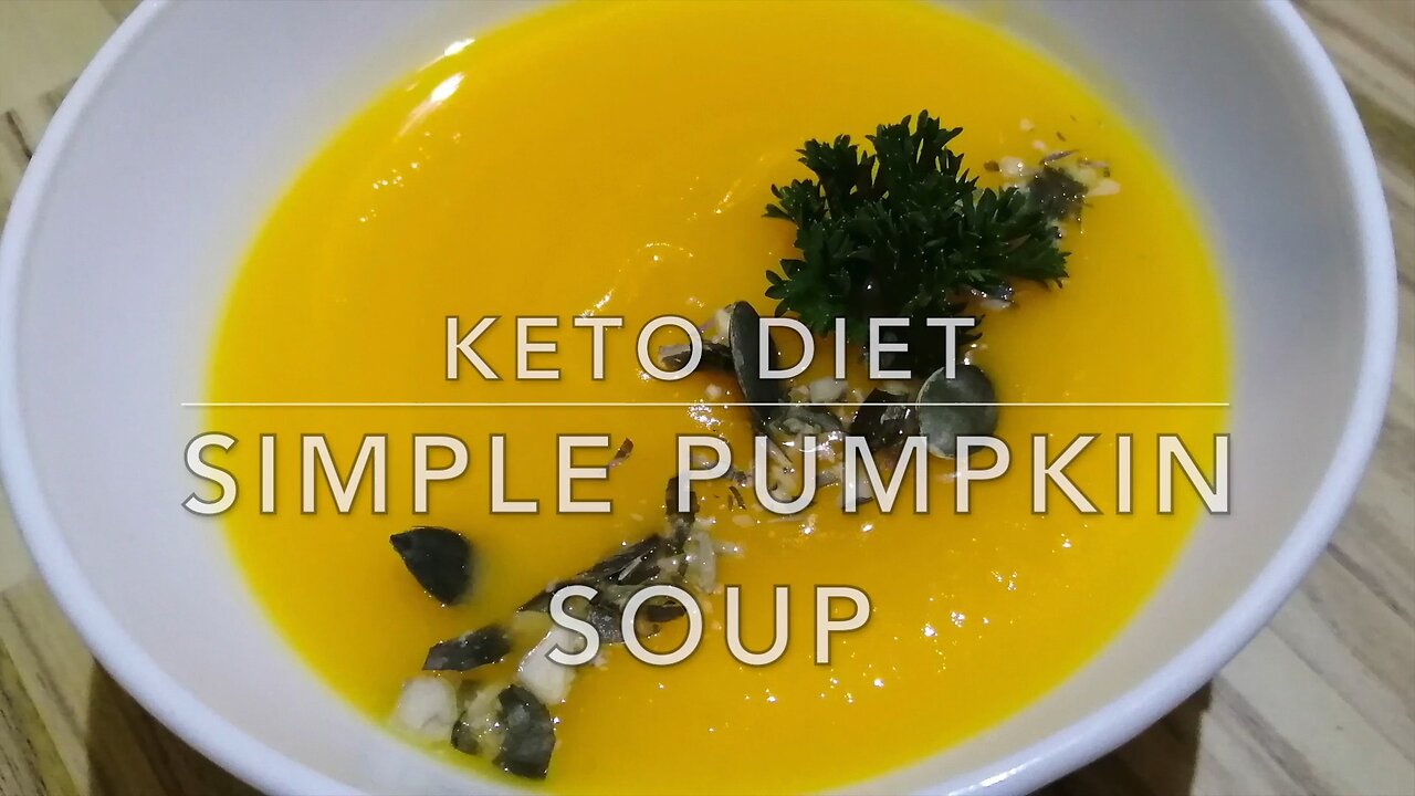 Keto Simple Pumpkin Soup