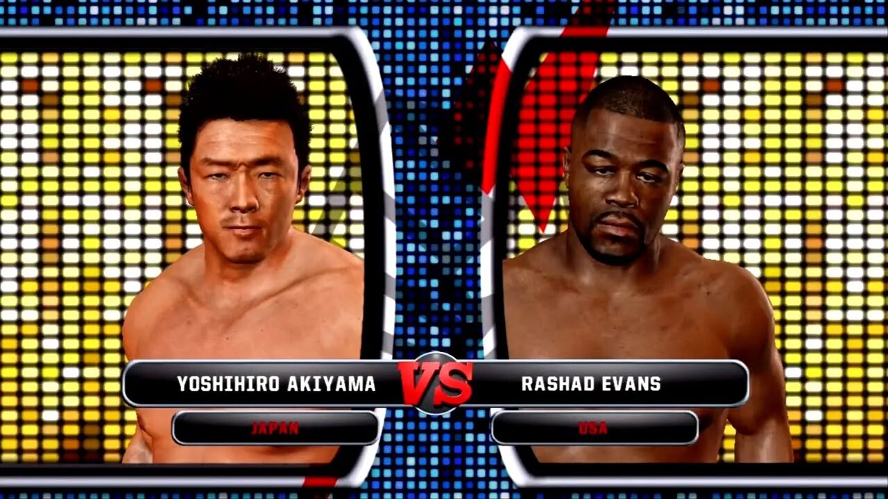 UFC Undisputed 3 Gameplay Rashad Evans vs Yoshihiro Akiyama (Pride)