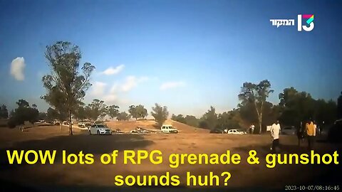 Israel Gaza War RARE Nova Music Festival Attack Footage pt2