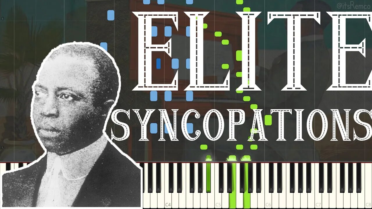 Scott Joplin - Elite Syncopations 1902 (Solo Ragtime Piano Synthesia)
