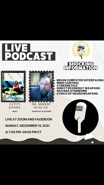 SHOCKING INTERVIEW WITH DR ROBERT DUNCAN. DARPA WHISTLEBLOWER & CREATOR OF THE VOICE OF GOD