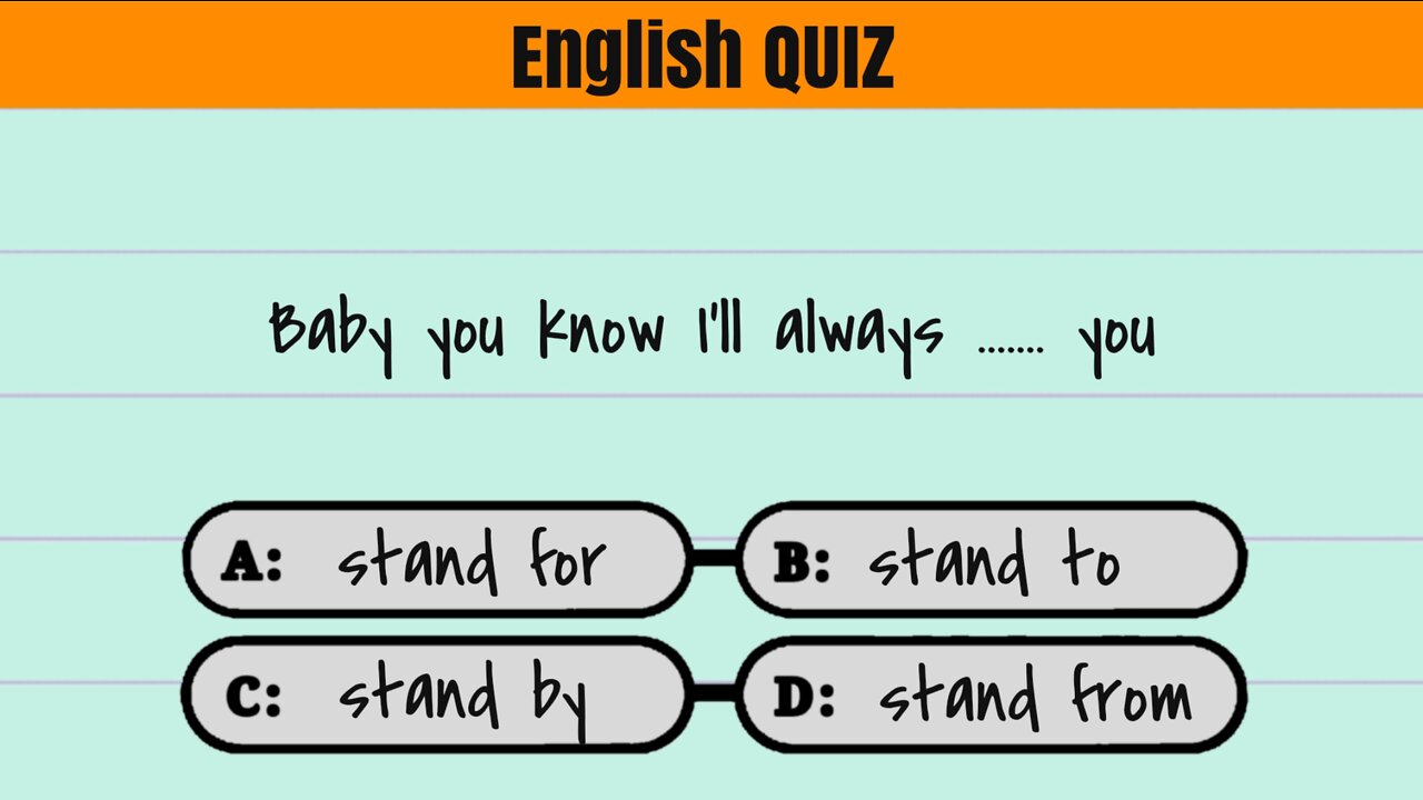 English quiz to test your skills