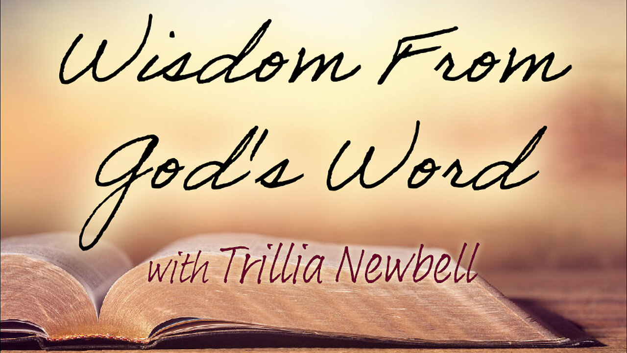 Wisdom From God's Word - Trillia Newbell on LIFE Today Live