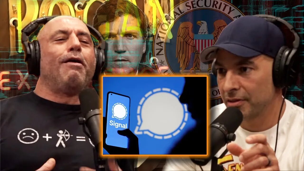 Joe Rogan - Pegasus 2 Can Penetrate Signal App Encryption #jre #tuckercarlson #putin