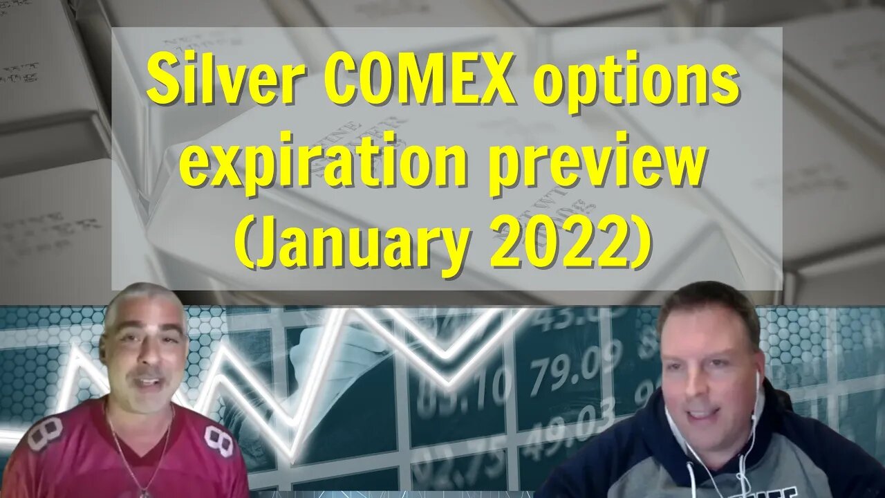 Silver COMEX options expiration preview (January 2022)